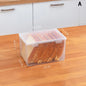 Bread Container Storage Box Kitchen Dispenser Bread Boxes Baking Bread Cake Containers Airtight Box Refrigerator Clear Kitchen